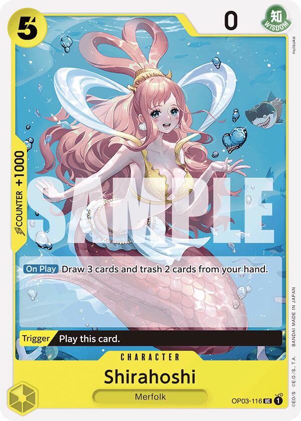 Shirahoshi (OP03-116) (Reprint) [Premium Booster -The Best-] | Gamers Paradise