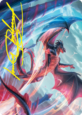 Galazeth Prismari Art Card (Gold-Stamped Signature) [Strixhaven: School of Mages Art Series] | Gamers Paradise
