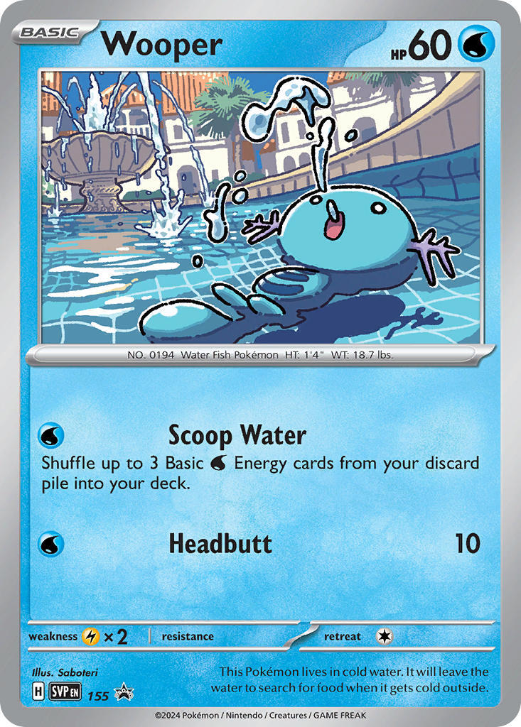 Wooper (155) [Scarlet & Violet: Black Star Promos] | Gamers Paradise