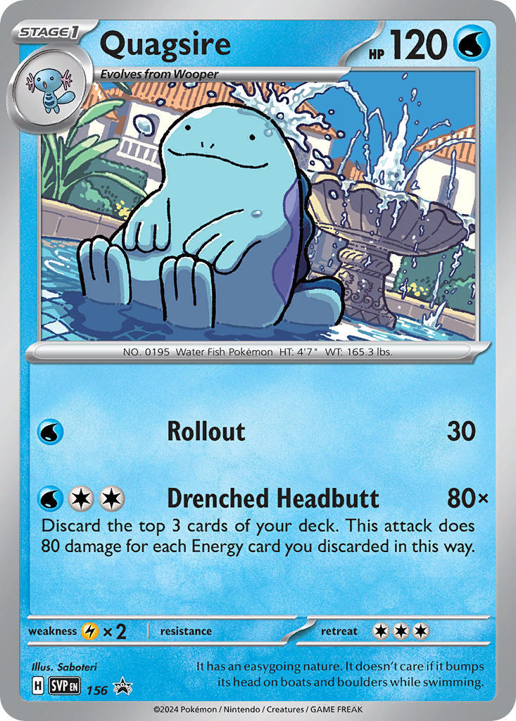 Quagsire (156) [Scarlet & Violet: Black Star Promos] | Gamers Paradise