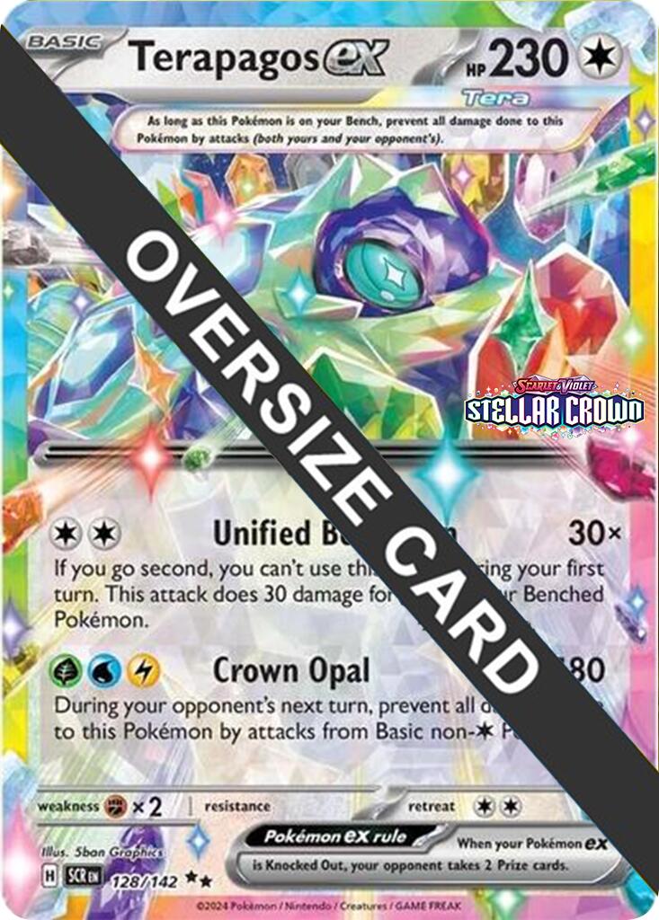 Terapagos ex (128/142) (Jumbo Card) [Scarlet & Violet: Black Star Promos] | Gamers Paradise