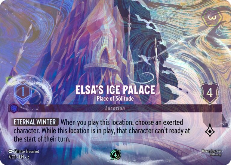 Elsa's Ice Palace - Place of Solitude (7) [Promo Cards] | Gamers Paradise