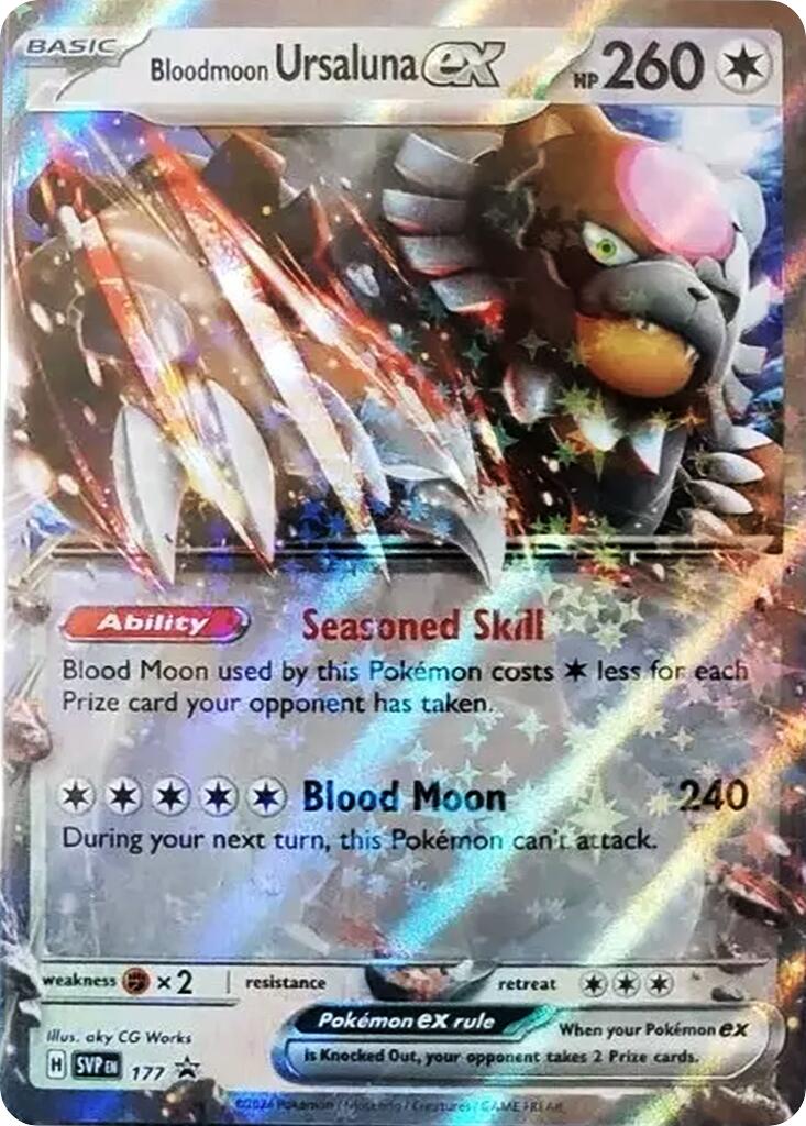 Bloodmoon Ursaluna ex (177) [Scarlet & Violet: Black Star Promos] | Gamers Paradise