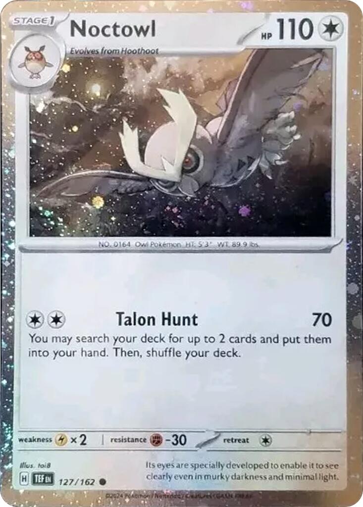 Noctowl (127/162) (Cosmos Holo) [Scarlet & Violet: Black Star Promos] | Gamers Paradise