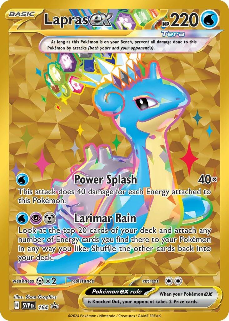 Lapras ex (164) [Scarlet & Violet: Black Star Promos] | Gamers Paradise