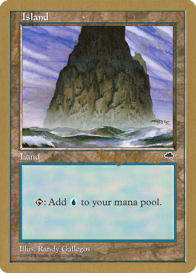Island (rb337) (Randy Buehler) [World Championship Decks 1998] | Gamers Paradise