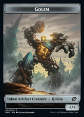 Powerstone // Golem Double-Sided Token [The Brothers' War Tokens] | Gamers Paradise