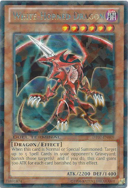 White-Horned Dragon [DT07-EN009] Rare | Gamers Paradise