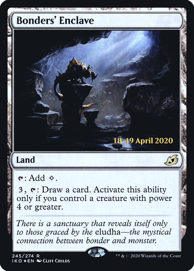 Bonders' Enclave [Ikoria: Lair of Behemoths Prerelease Promos] | Gamers Paradise