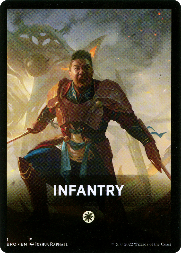 Infantry Theme Card [The Brothers' War Tokens] | Gamers Paradise