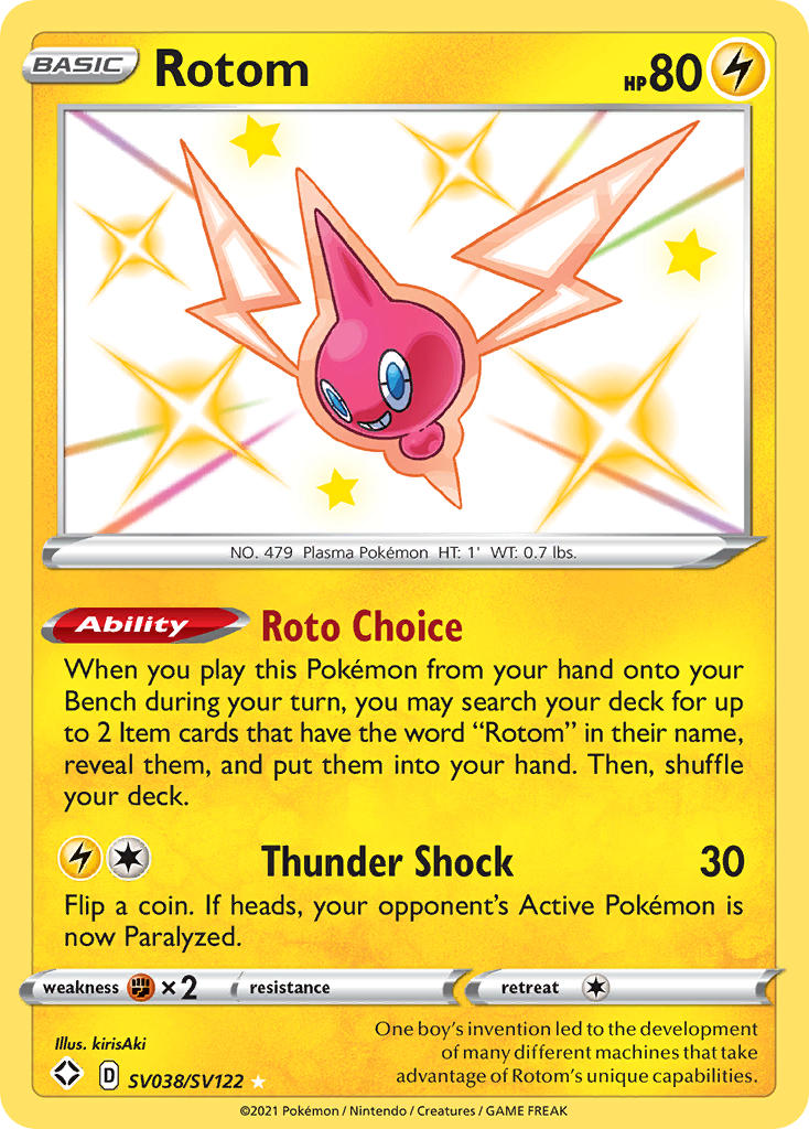 Rotom (SV038/SV122) [Sword & Shield: Shining Fates] | Gamers Paradise
