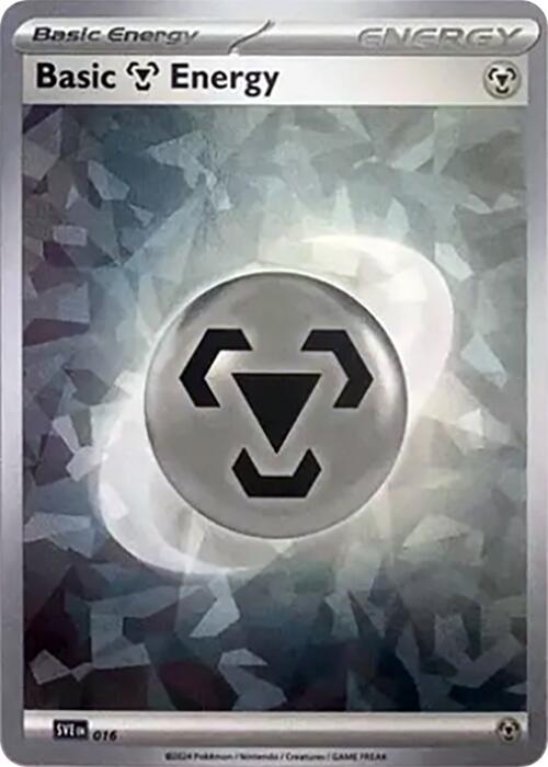 Basic Metal Energy (016) (Cracked Ice Holo) [Scarlet & Violet: Stellar Crown] | Gamers Paradise