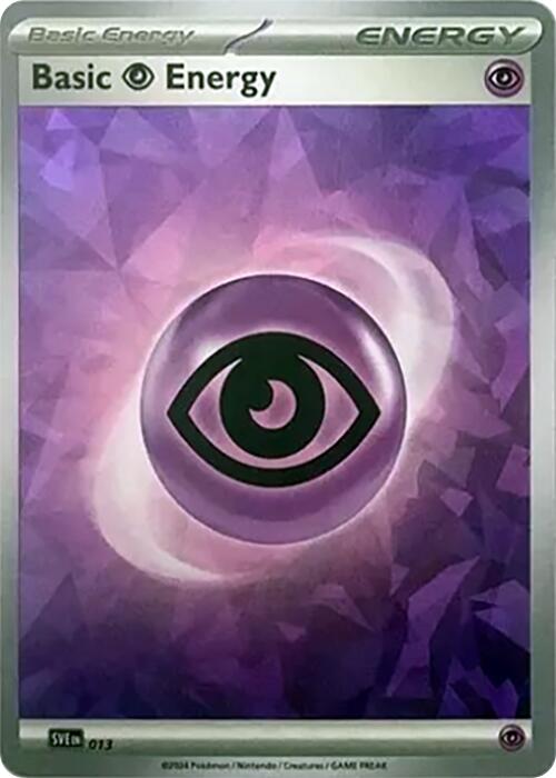 Basic Psychic Energy (013) (Cracked Ice Holo) [Scarlet & Violet: Stellar Crown] | Gamers Paradise