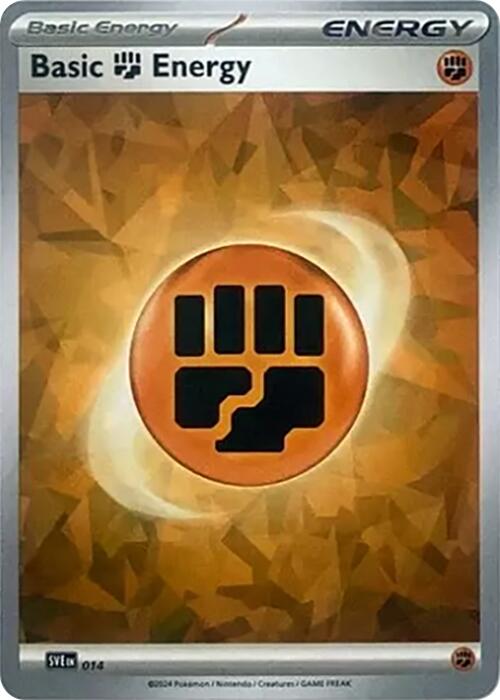 Basic Fighting Energy (014) (Cracked Ice Holo) [Scarlet & Violet: Stellar Crown] | Gamers Paradise