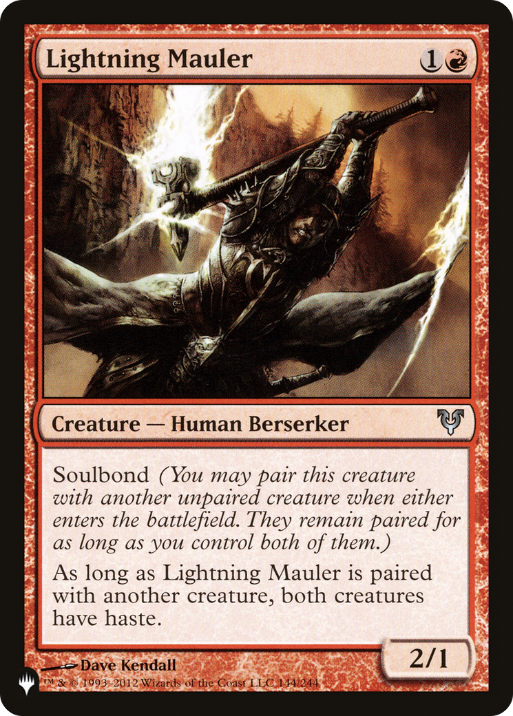 Lightning Mauler [The List Reprints] | Gamers Paradise