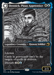 Dennick, Pious Apprentice // Dennick, Pious Apparition (Showcase Eternal Night) [Innistrad: Midnight Hunt] | Gamers Paradise