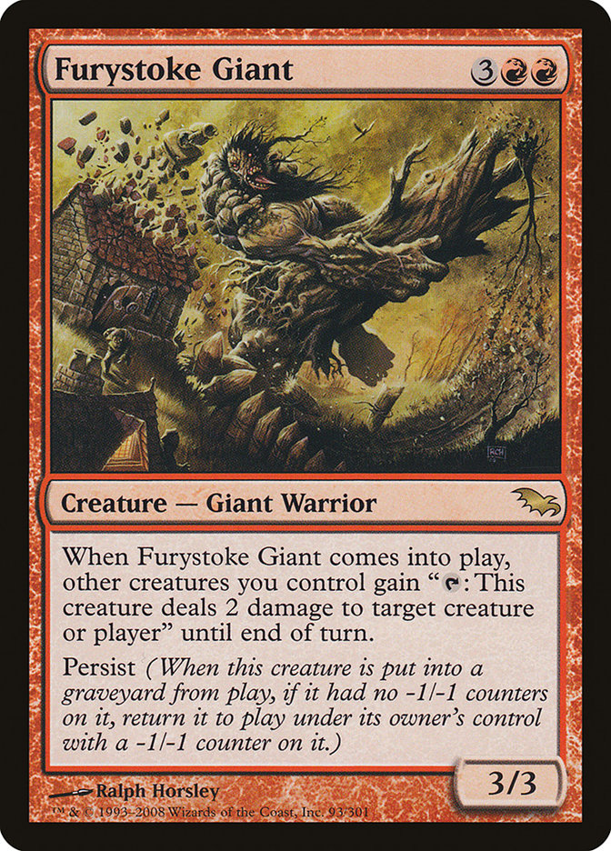 Furystoke Giant [Shadowmoor] | Gamers Paradise