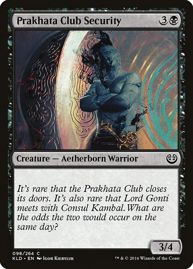 Prakhata Club Security [Kaladesh] | Gamers Paradise