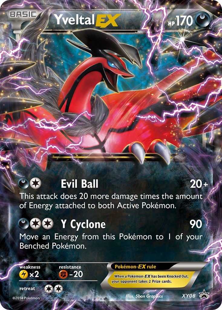 Yveltal EX (XY08) [XY: Black Star Promos] | Gamers Paradise