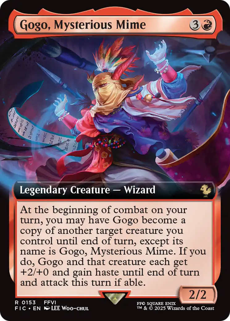 Gogo, Mysterious Mime (Extended Art) [FINAL FANTASY Commander] | Gamers Paradise