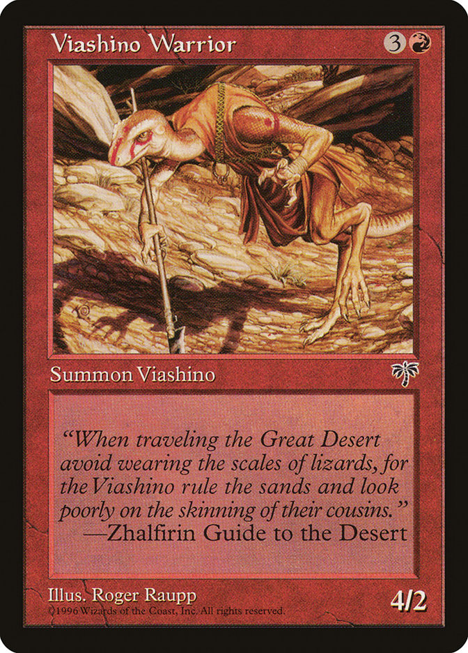 Viashino Warrior [Mirage] | Gamers Paradise