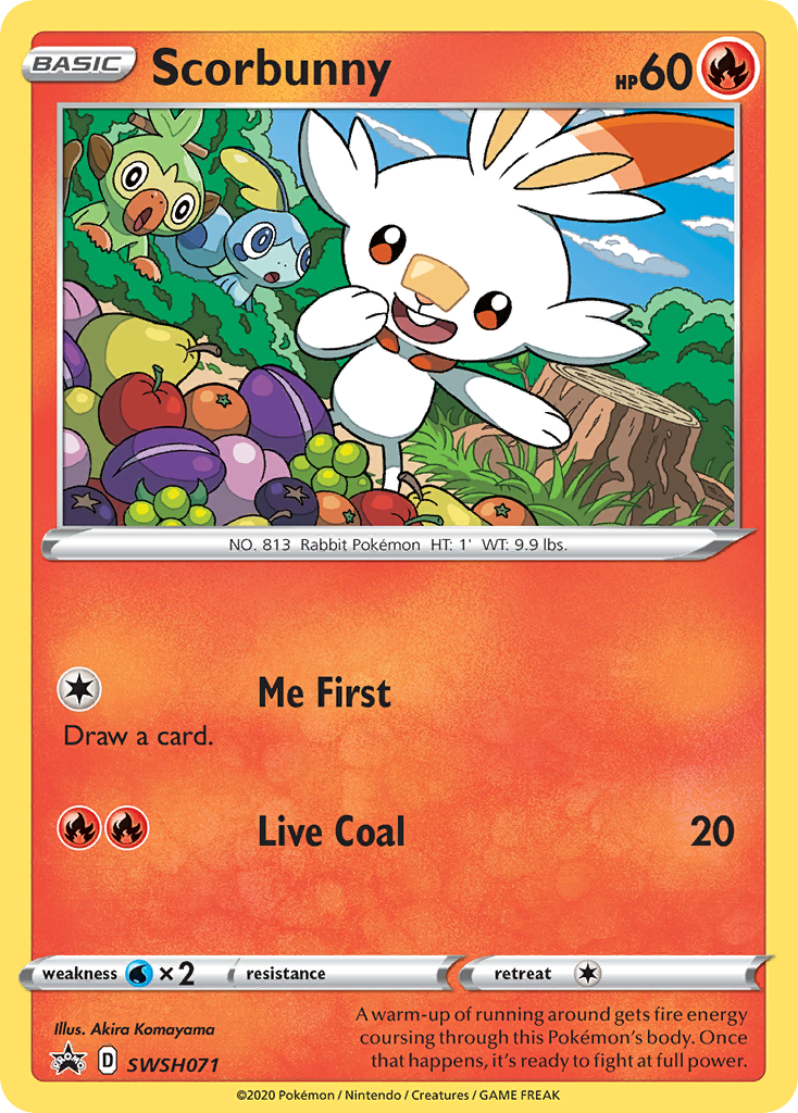 Scorbunny (SWSH071) [Sword & Shield: Black Star Promos] | Gamers Paradise