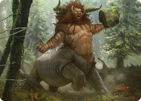 Stonehoof Chieftain Art Card [Commander Masters Art Series] | Gamers Paradise