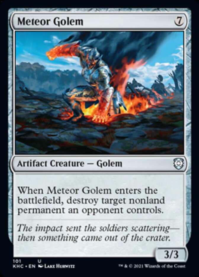 Meteor Golem [Kaldheim Commander] | Gamers Paradise