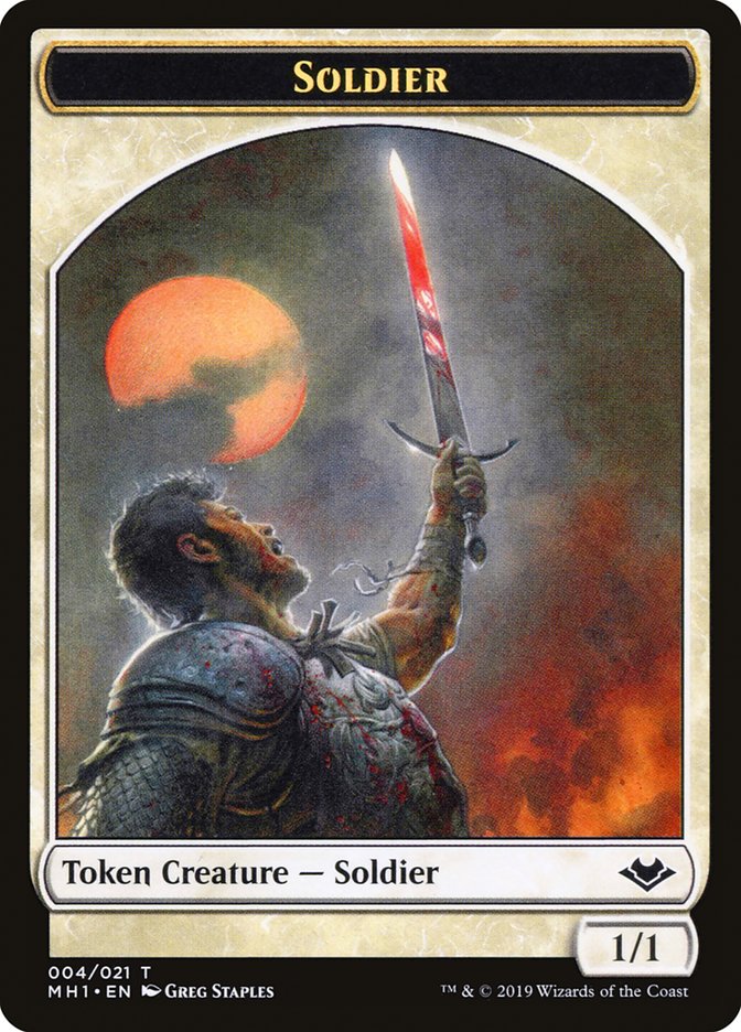 Angel (002) // Soldier (004) Double-Sided Token [Modern Horizons Tokens] | Gamers Paradise