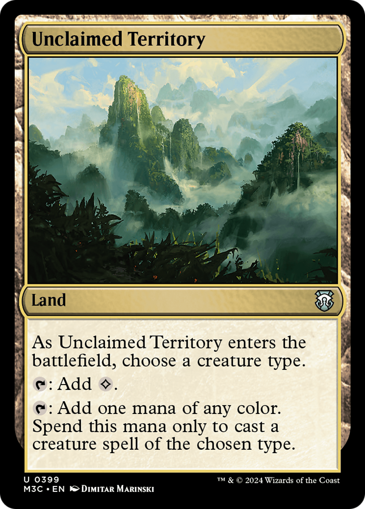 Unclaimed Territory (Ripple Foil) [Modern Horizons 3 Commander] | Gamers Paradise