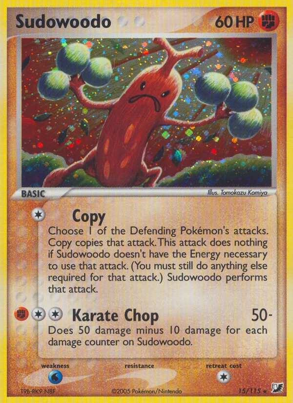 Sudowoodo (15/115) [EX: Unseen Forces] | Gamers Paradise