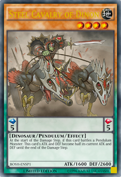 Steel Cavalry of Dinon [BOSH-ENSP1] Ultra Rare | Gamers Paradise
