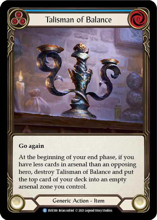 Talisman of Balance [EVR188] (Everfest)  1st Edition Cold Foil | Gamers Paradise