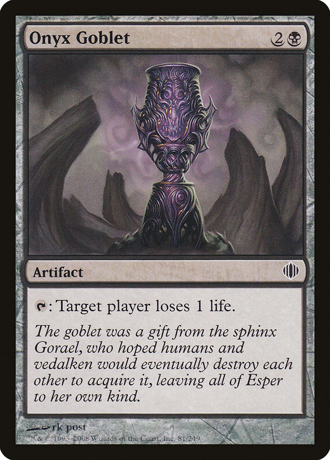 Onyx Goblet [Shards of Alara] | Gamers Paradise