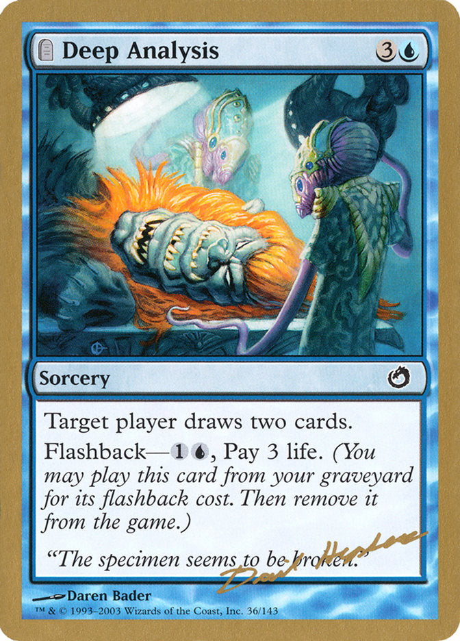 Deep Analysis (Dave Humpherys) [World Championship Decks 2003] | Gamers Paradise