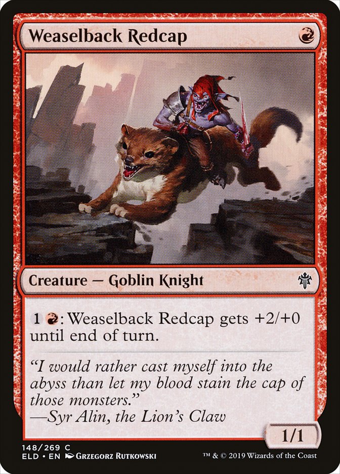 Weaselback Redcap [Throne of Eldraine] | Gamers Paradise