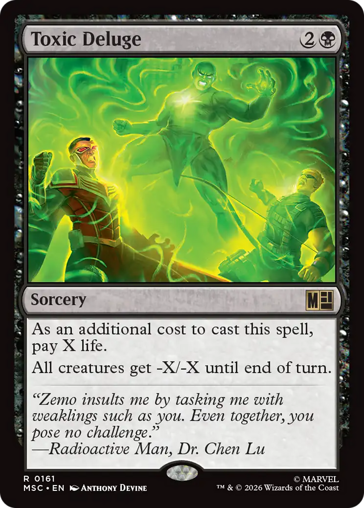 Toxic Deluge (Surge Foil) [Marvel Super Heroes Commander] | Gamers Paradise