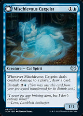 Mischievous Catgeist // Catlike Curiosity [Innistrad: Crimson Vow] | Gamers Paradise