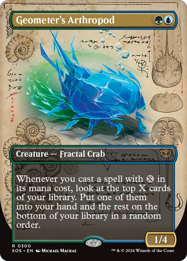 Geometer's Arthropod (Borderless) [Secrets of Strixhaven] | Gamers Paradise