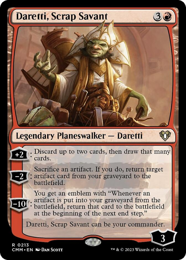 Daretti, Scrap Savant [Commander Masters] | Gamers Paradise