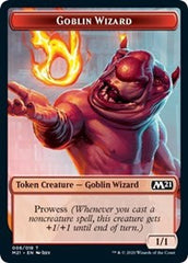 Goblin Wizard // Treasure Double-Sided Token [Core Set 2021 Tokens] | Gamers Paradise