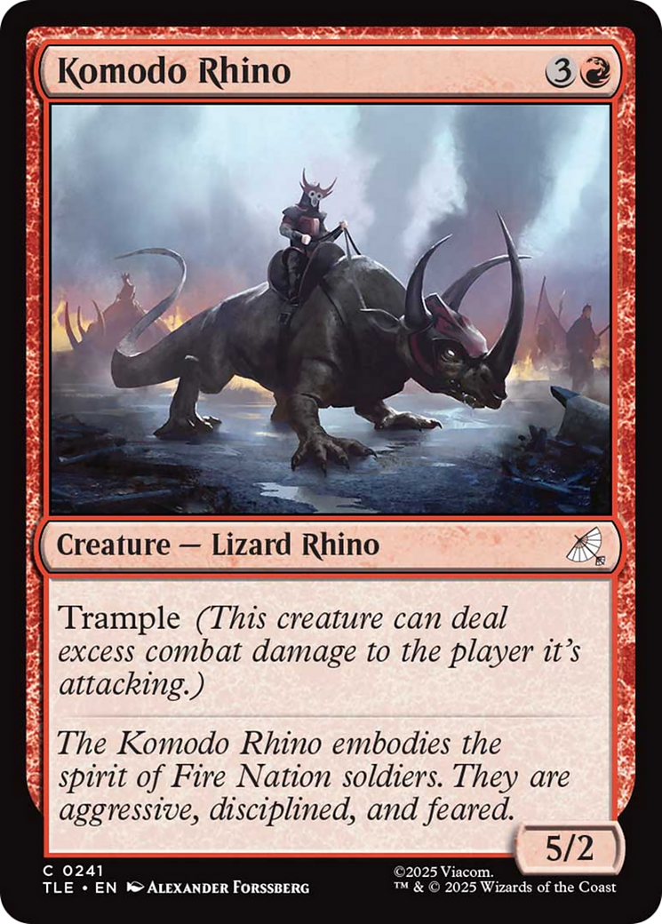 Komodo Rhino [Avatar: The Last Airbender: Eternal-Legal] | Gamers Paradise