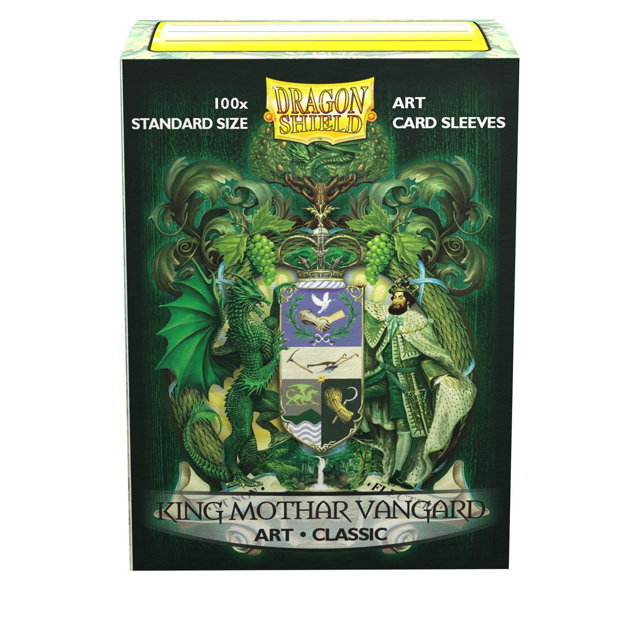 Dragon Shield: Standard 100ct Brushed Art Sleeves - King Mothar Vanguard (Classic) | Gamers Paradise