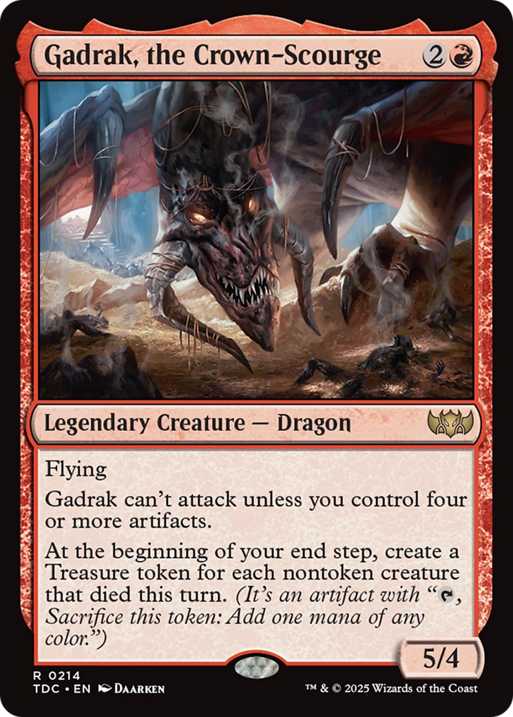 Gadrak, the Crown-Scourge [Tarkir: Dragonstorm Commander] | Gamers Paradise