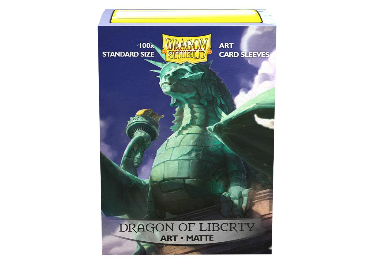 Dragon Shield: Standard 100ct Art Sleeves - Dragon of Liberty | Gamers Paradise