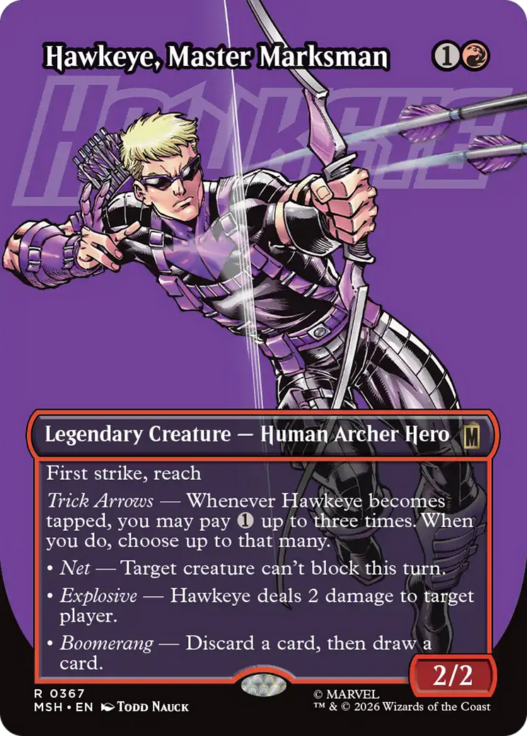 Hawkeye, Master Marksman (Borderless) [Marvel Super Heroes] | Gamers Paradise