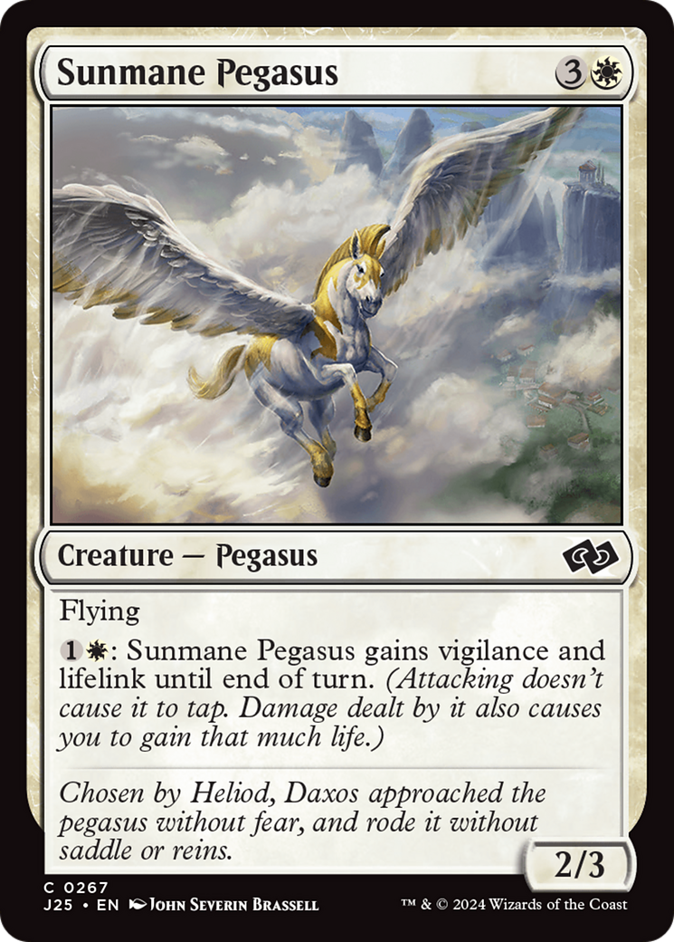 Sunmane Pegasus [Foundations Jumpstart] | Gamers Paradise