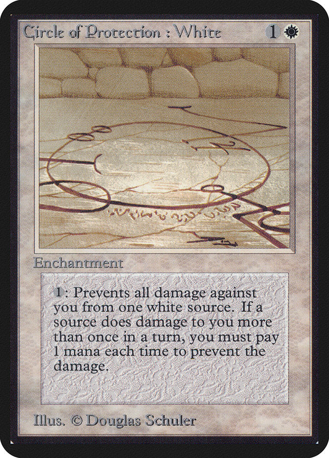 Circle of Protection: White [Alpha Edition] | Gamers Paradise