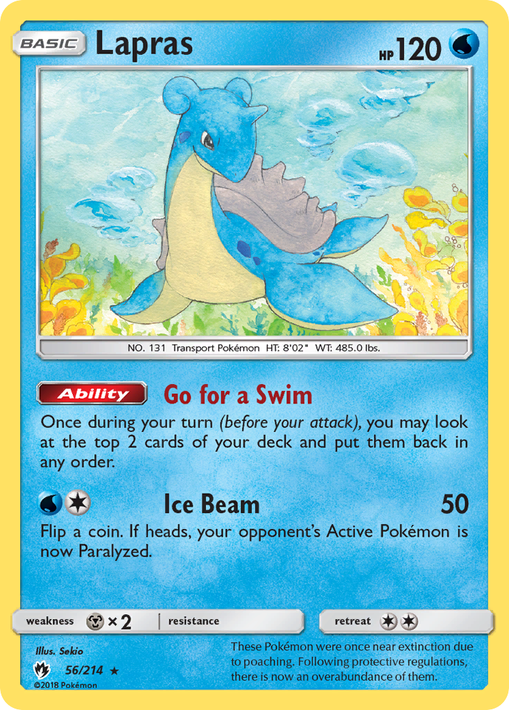 Lapras (56/214) [Sun & Moon: Lost Thunder] | Gamers Paradise