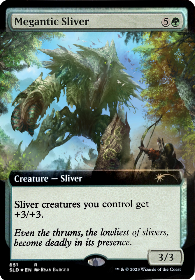 Megantic Sliver (Extended Art) [Secret Lair Drop Promos] | Gamers Paradise